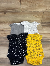 Gerber 4pk Bodysuits Black sz 3-6m