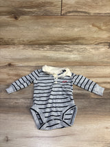 Carter's Polo Bodysuit Grey sz Newborn
