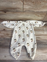 Rylee + Cru Snowman Sweater Coverall Cream sz 6-12m