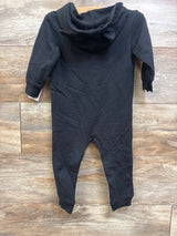 NEW Cat & Jack Halloween Cat Hooded Romper Black sz 18m