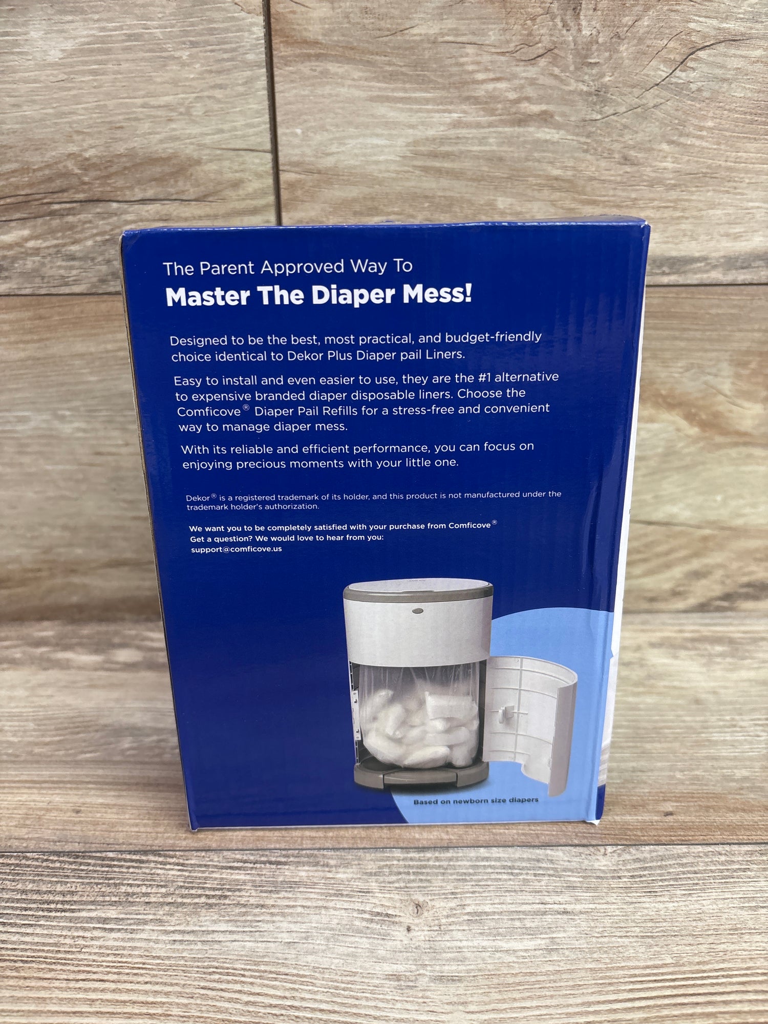 NEW Comficove DEKOR PLUS Diaper Pail Liner Refills 4pk (up to 2320 diapers)