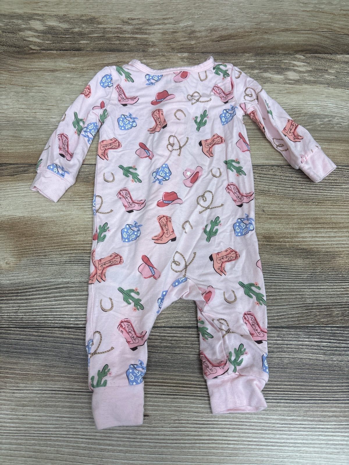 Little Me Bamboo Western Sleeper Pink sz 3m