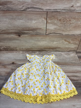 Du Pareil Au Meme Lemon Print Dress White sz 12m