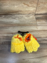 NEW Wonder Nation Duck Plush Slippers Yellow sz 5c