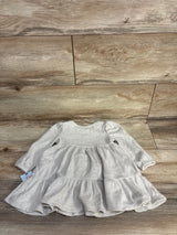 NEW Cat & Jack 2pc  Waffle Knit Dress & Bloomers Oatmeal sz 12m