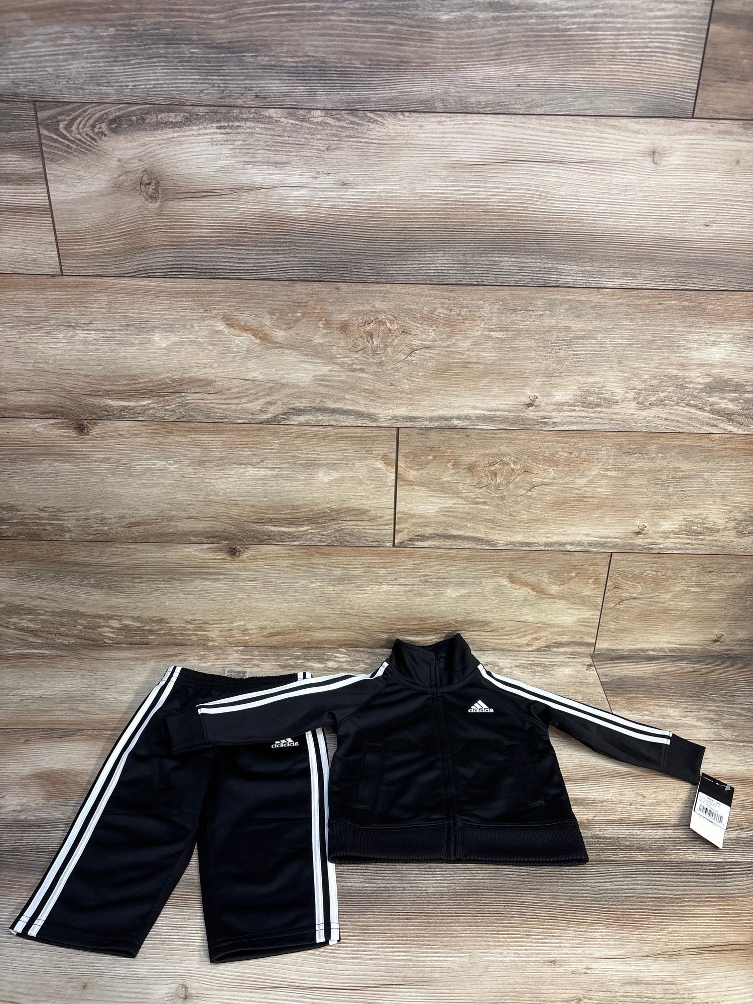NEW Adidas 2pc Track Suit Black sz 12m