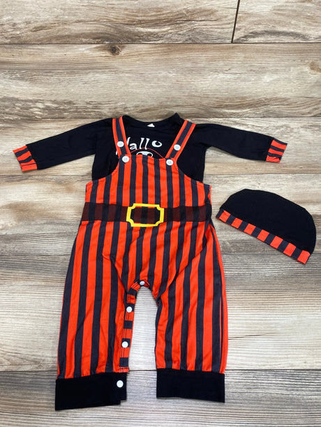Halloween Pirate 3pc Black/Red Romper Set sz 12m - Me n Mommy To Be