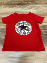 Converse Chuck Taylor All Star Dinosaur Logo Shirt Red sz 2T