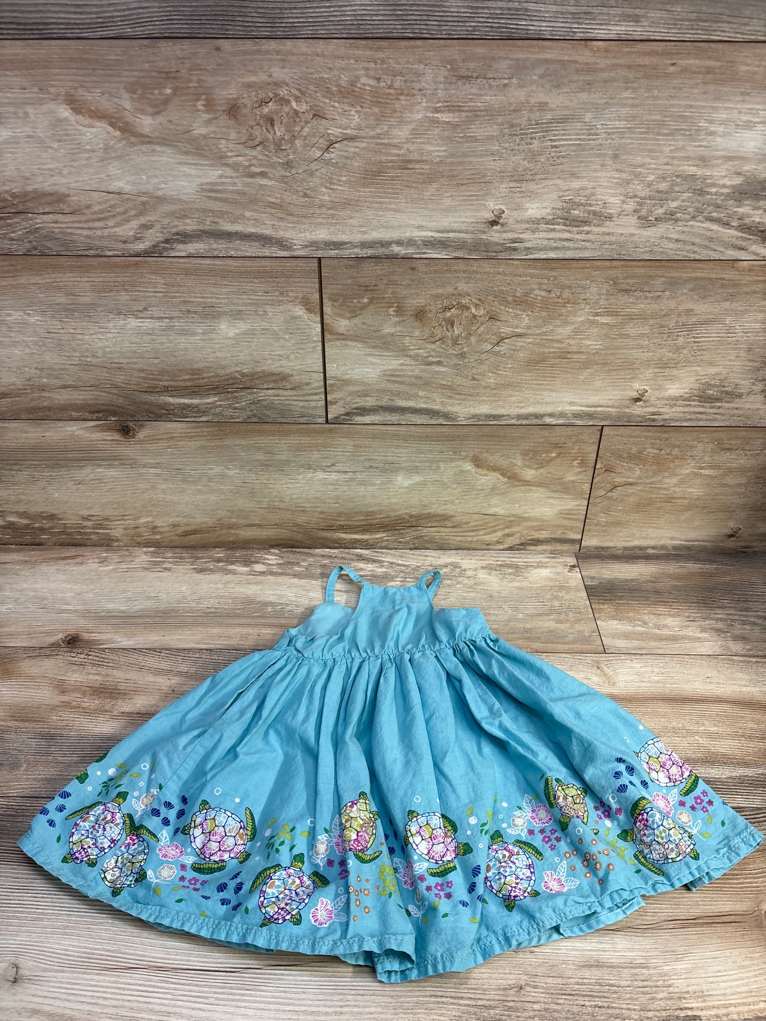 Isaac Mizrahi Sleeveless Turtle Dress Blue sz 24m