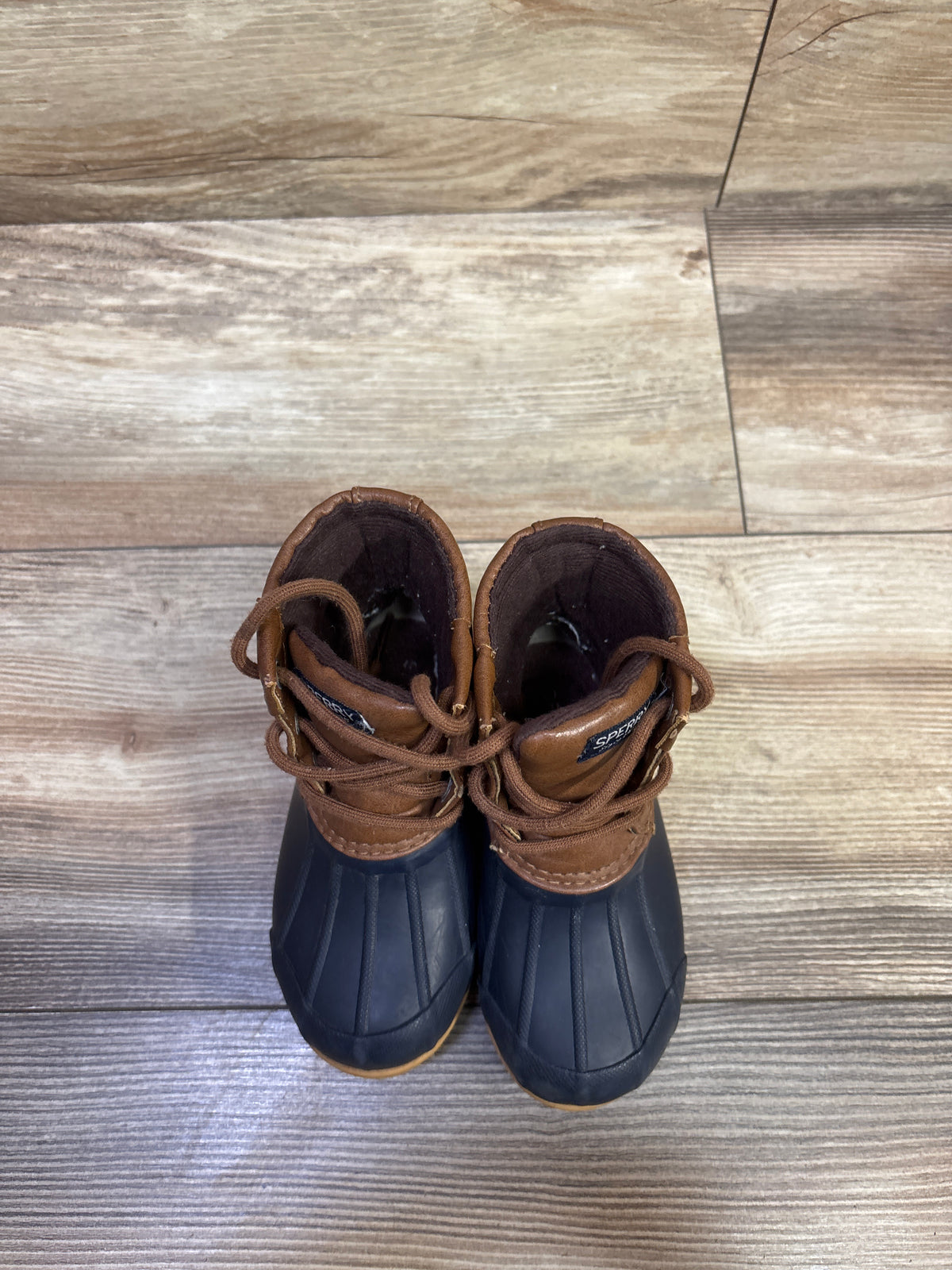 Sperry Port Alpine Waterproof Duck Boots Navy sz 8c