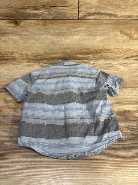 Volcom Striped Button Up Shirt Grey sz 2T - Me n Mommy To Be