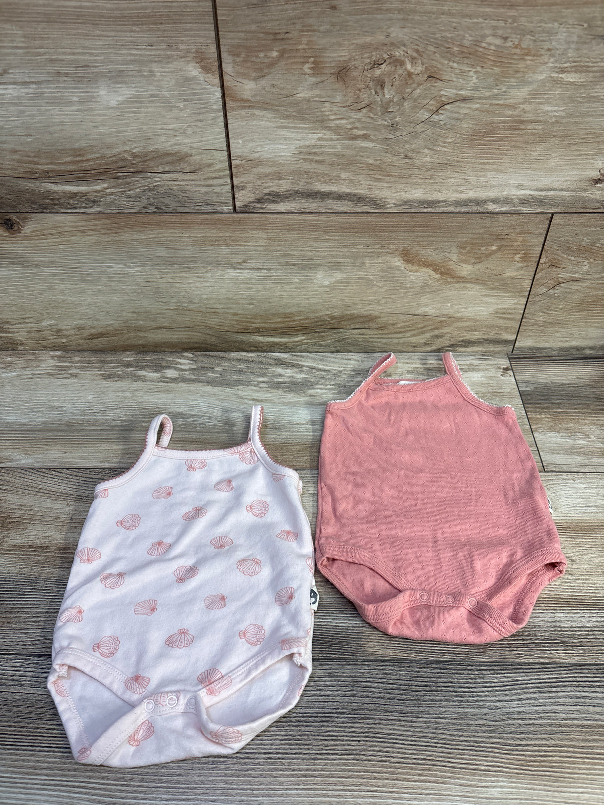 Rabbit + Bear Organic 2pk Bodysuit Set Pink sz 3-6m