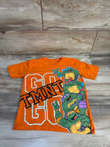 Nickelodeon Teenage Mutant Ninja Turtles Shirt Orange sz 5-6T