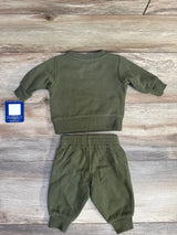 NEW Champion 2pc Pullover Sweatshirt & Joggers Green sz 0/3m