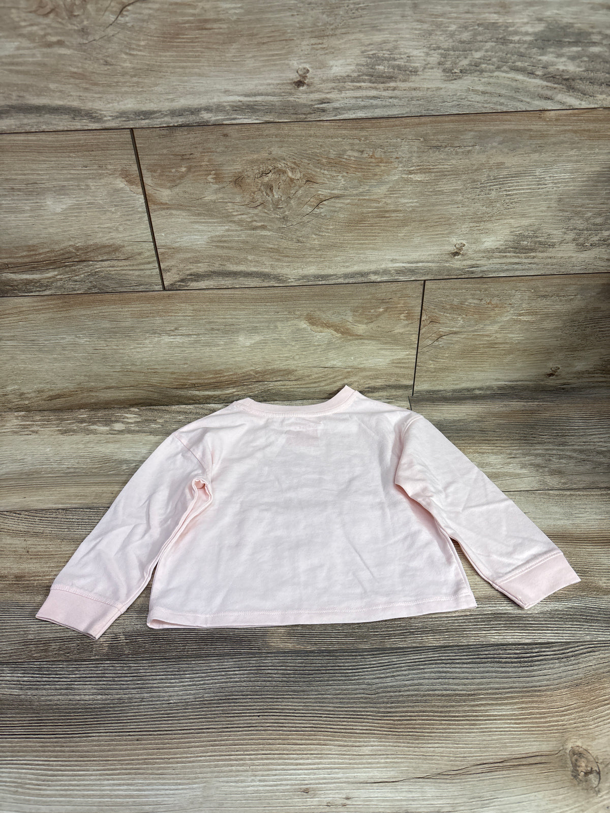 Cat & Jack Long Sleeve Ballerina Mouse Shirt Pink sz 2T