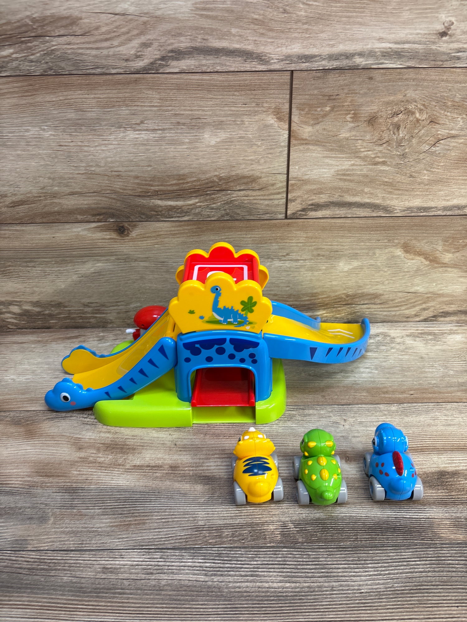 Marstone Dinosaur Slide with 3 Cars