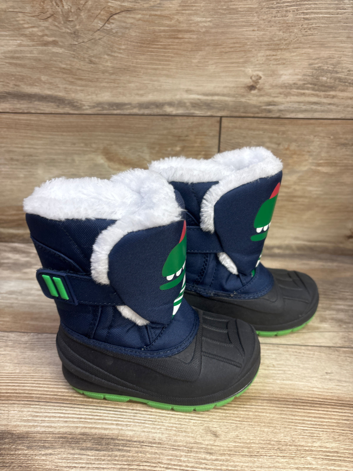 Morendl Winter Snow Boots Dinosaur Navy sz 6c