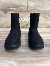 NEW Cat & Jack Holland Shearling Style Boots Black sz 13c