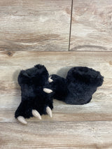 Lazy One Animal Claw Slippers Black sz 5-8c