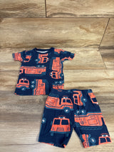 Just One You 2pc Firetruck Set Navy sz 18m