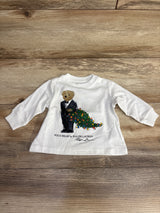 Polo Ralph Lauren Bear Shirt White sz 3m