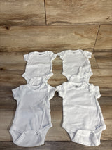 Gerber 4pk Bodysuit Set White sz Newborn