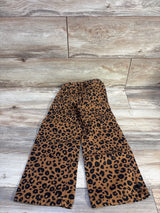 Cat & Jack Leopard Wide Leg Jeans Brown sz 5T