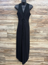 Motherhood Maternity V-Neck Maxi Dress Black sz Small - Me n Mommy To Be