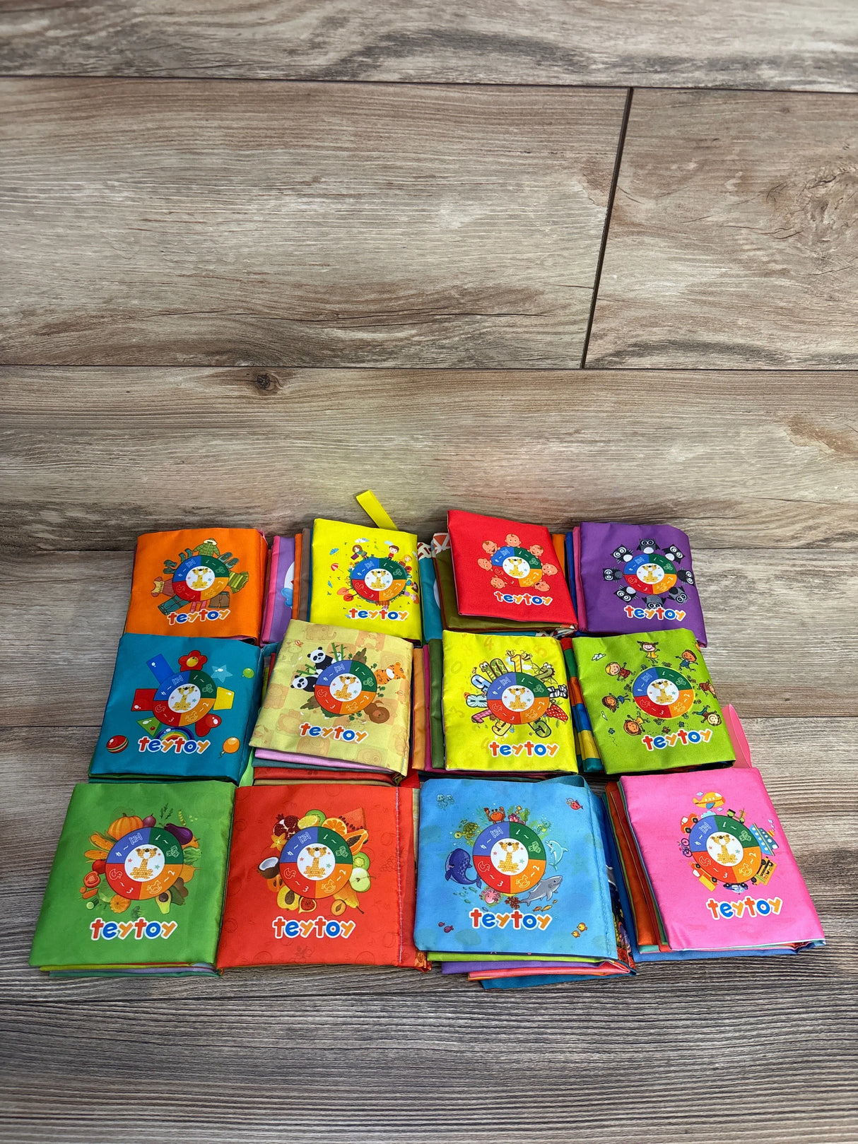Teytoy My First Cloth Activity Crinkle Soft Books, 12pc - Me n Mommy To Be