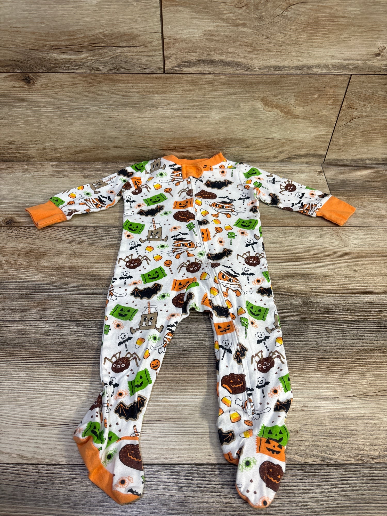 Honest Halloween Sleeper White sz 6-9m