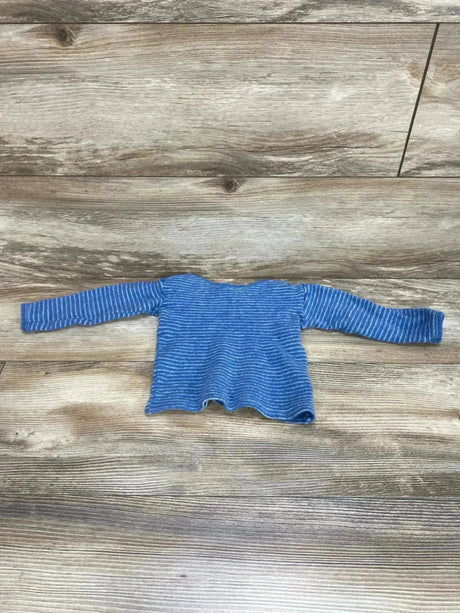 Hocosa of Switzerland Striped Wool Shirt Blue sz 9-12m - Me n Mommy To Be