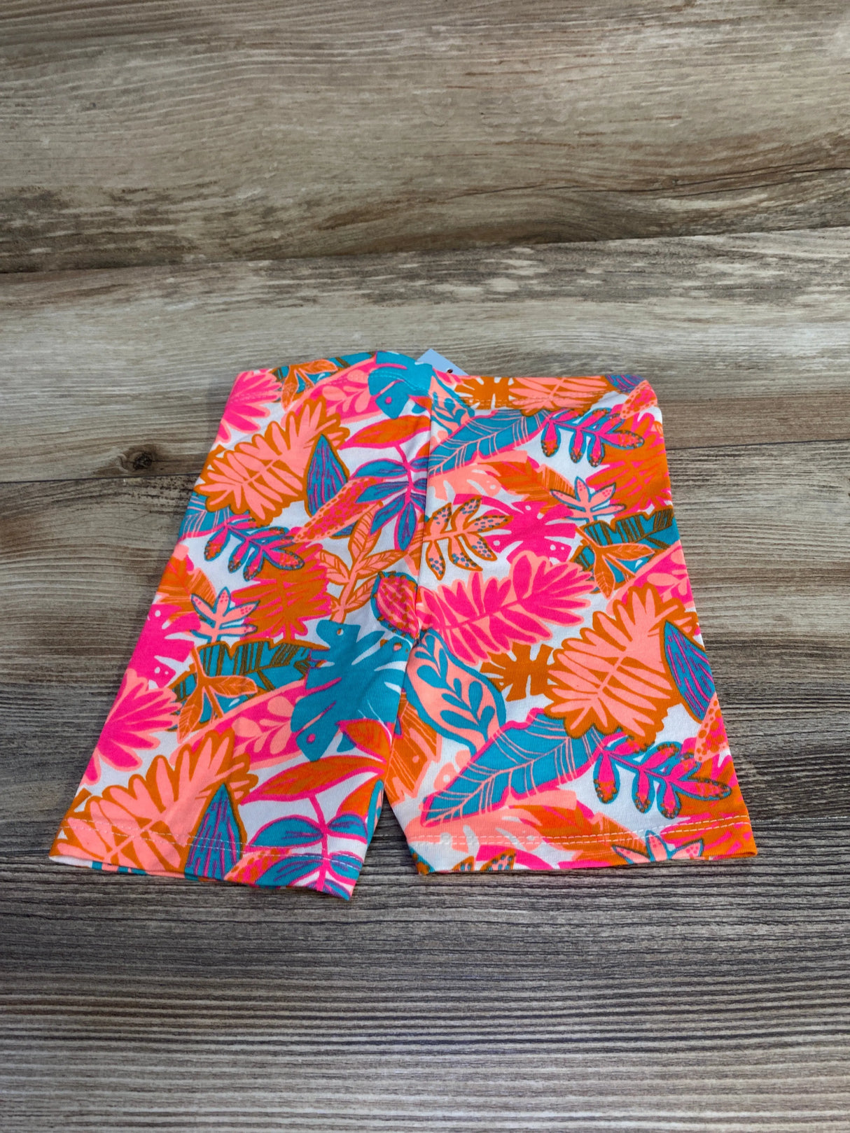 NEW Cat & Jack Tropical Bike Shorts Pink sz 2T
