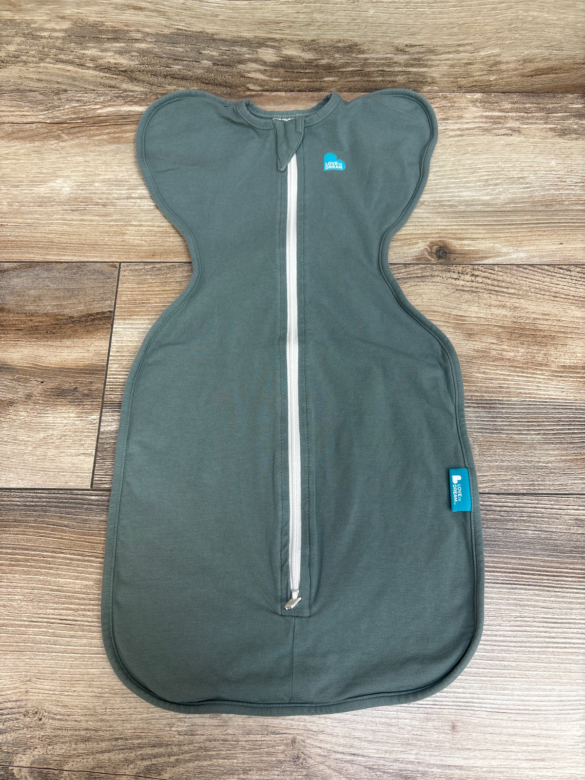Love To Dream Swaddle Up Stretch Cotton Green sz Small/Newborn