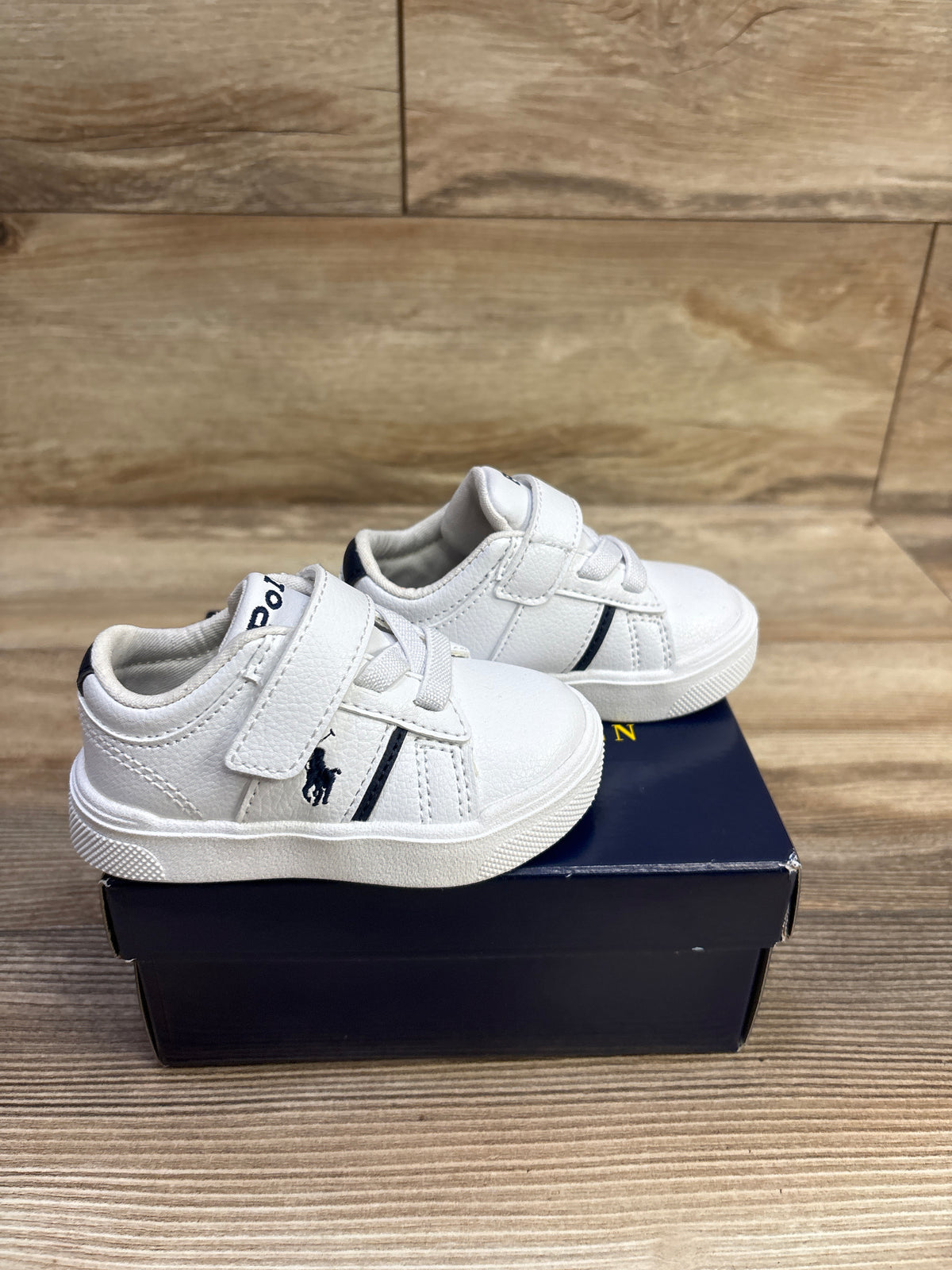 Polo Ralph Lauren Frazier PS Sneakers White sz 4c