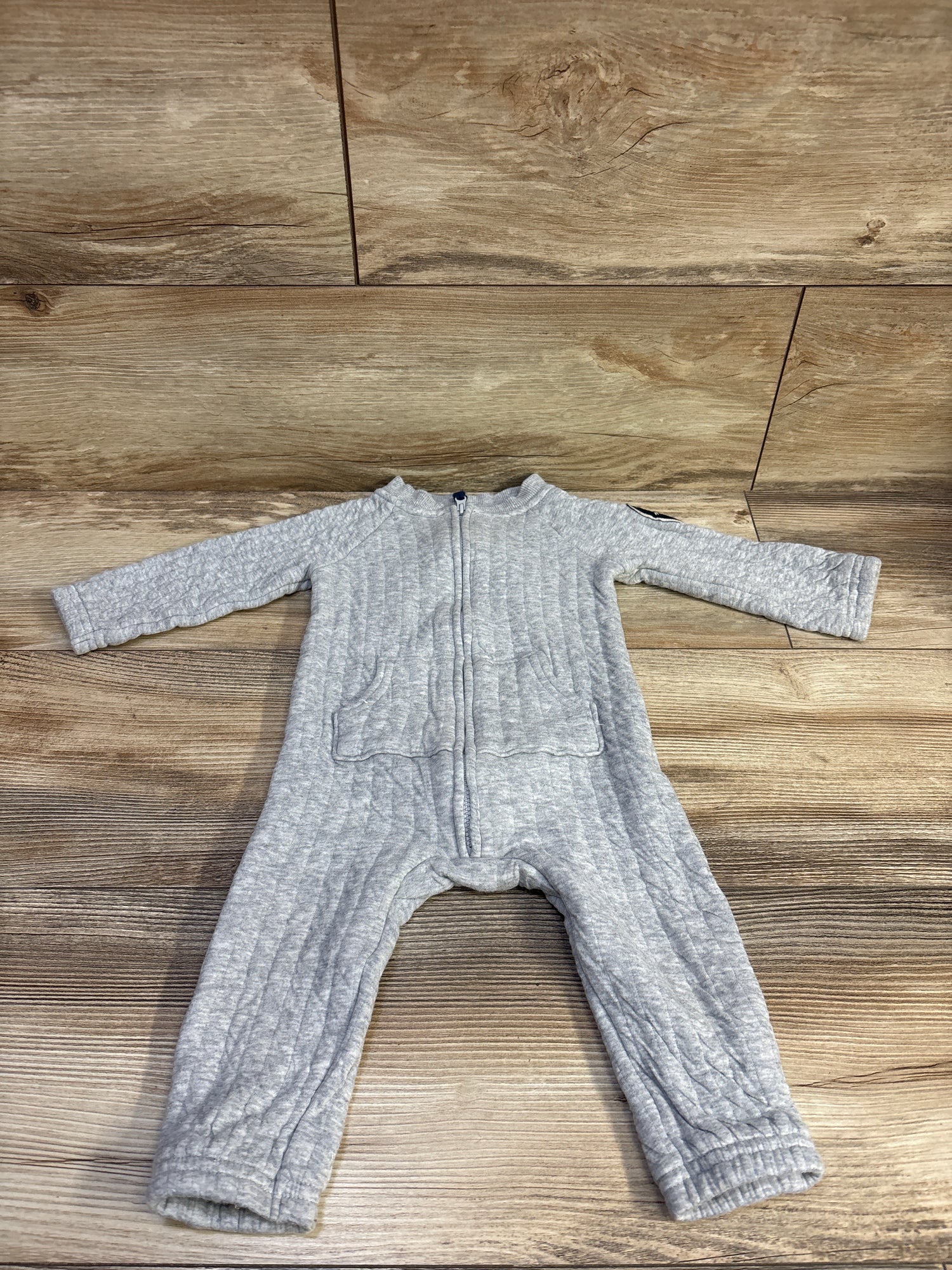 Carter's Quilted Coverall Grey sz 9m