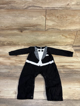 Tbopshirt Gentleman Suit Coverall Black sz 3-6m