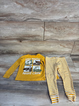 Carter's 2pc Dirt Magnet Pajama Set Yellow sz 24m