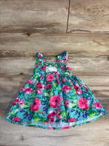 Counting Daisies Floral Dress Green sz 2T - Me n Mommy To Be