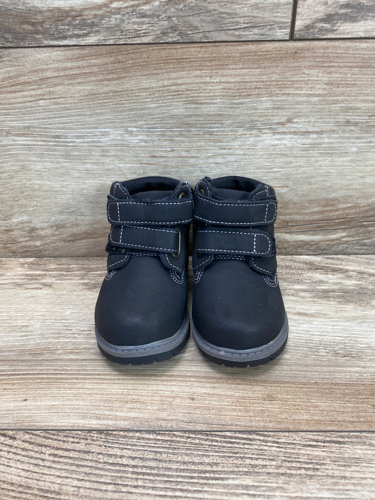 Wonder Nation Baby Boys Tucker Boots Black Sz 4c