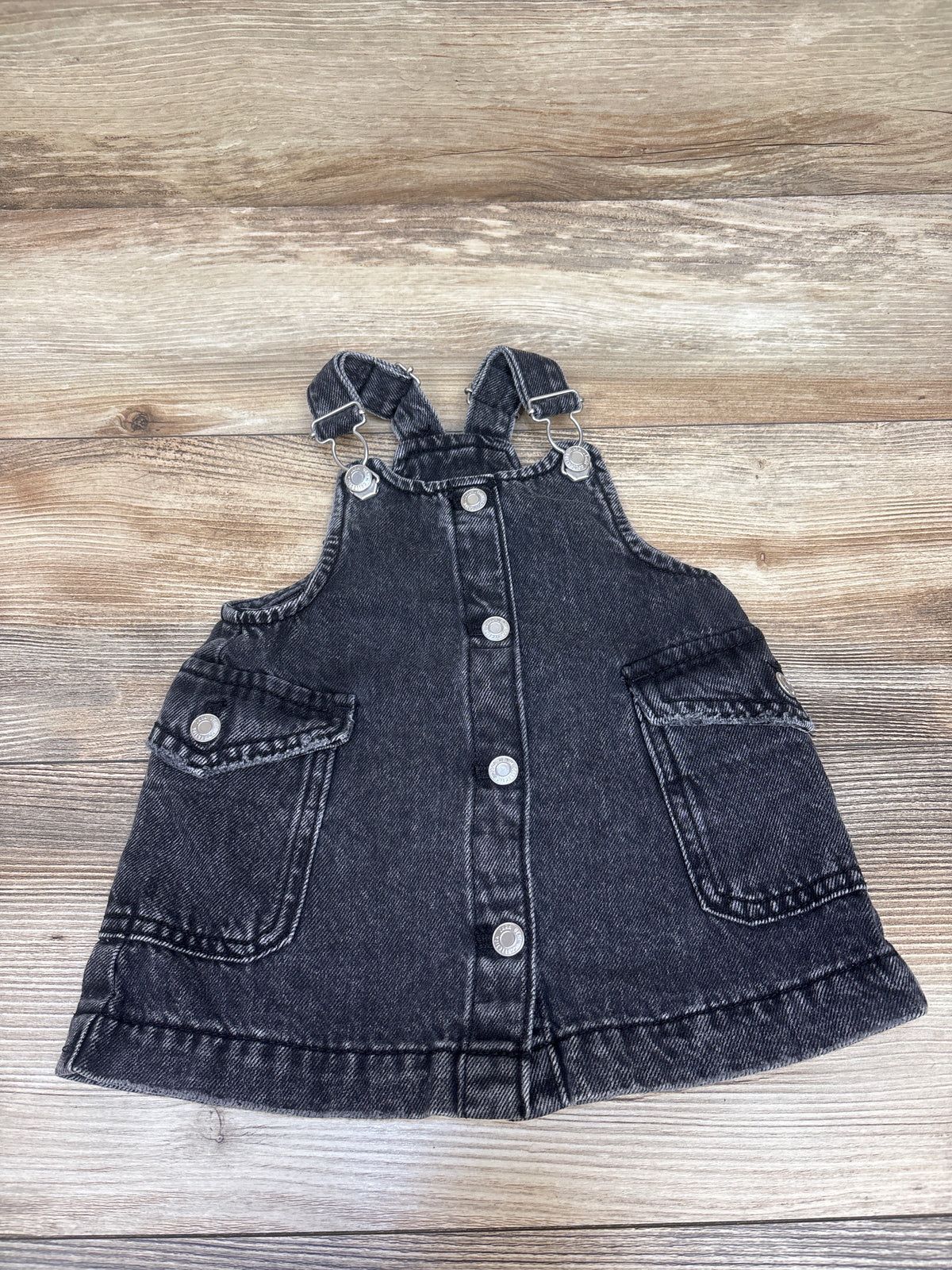 Zara Denim Button-Front Skirtall Grey sz 9-12m