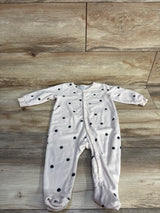 H&M Polka Dot Sleeper Beige sz 6m