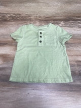 Cat & Jack Henley Shirt Green sz 18m