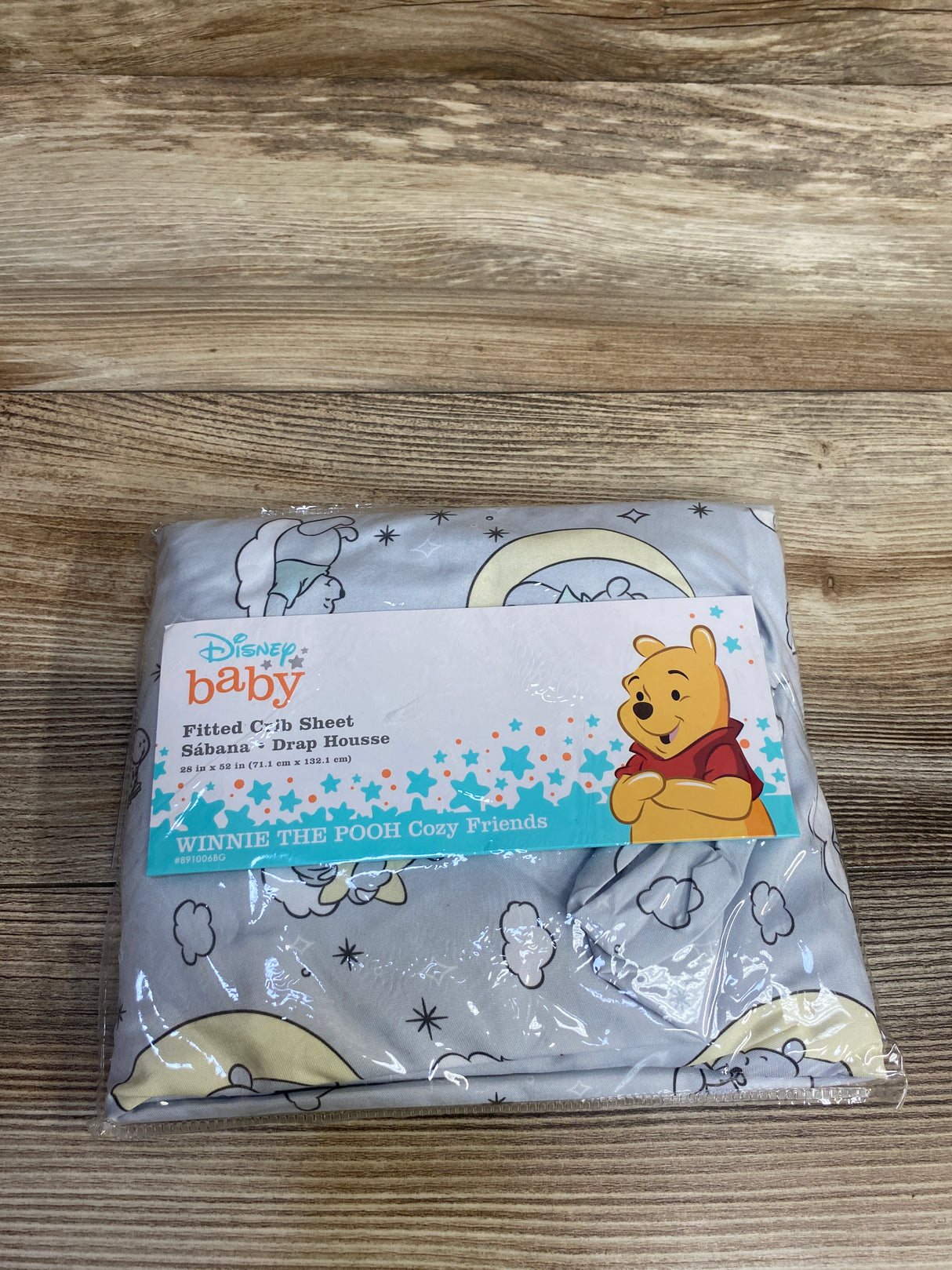 NEW Disney Baby Winnie the Pooh Cozy Friends Fitted Crib Sheet