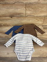 Just One You 3pk Bodysuit Set Blue sz 9m