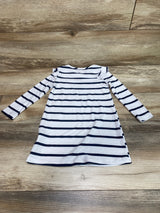 Epic Threads Striped Dress White sz 2T