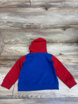 Marvel Spider-Man Pullover Hooded Sweatshirt Red sz 3T