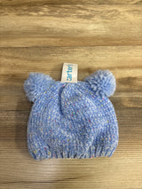 NEW Carter's Pom Pom Chenille Cap Blue sz 12-24m