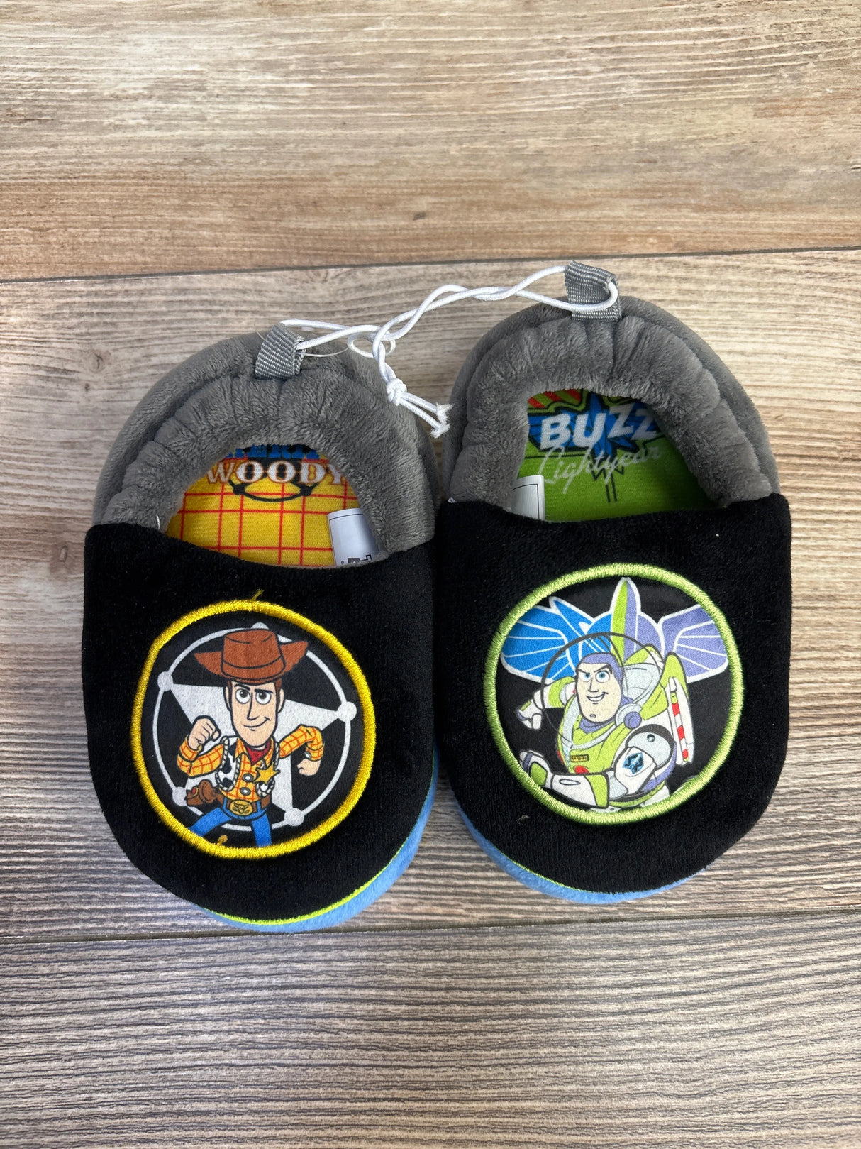 NEW Toy Story Slippers Black sz 5/6c