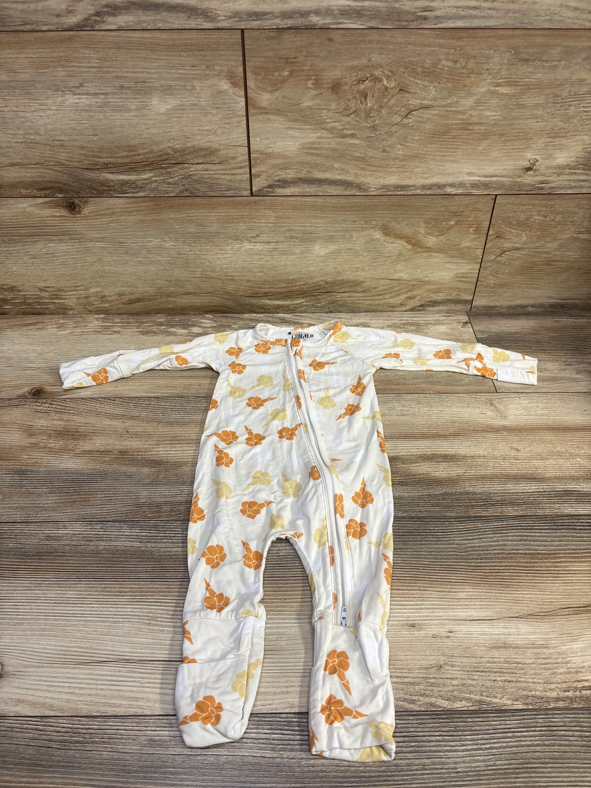 Georgie's Corner Bamboo Convertible Sleeper White sz 3-6m