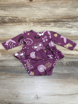 Carter's Skirted Bodysuit Purple sz 3m